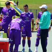 Imagini din cantonamentul alb-violeților / Sursă foto: Facebook@ FC Argeș