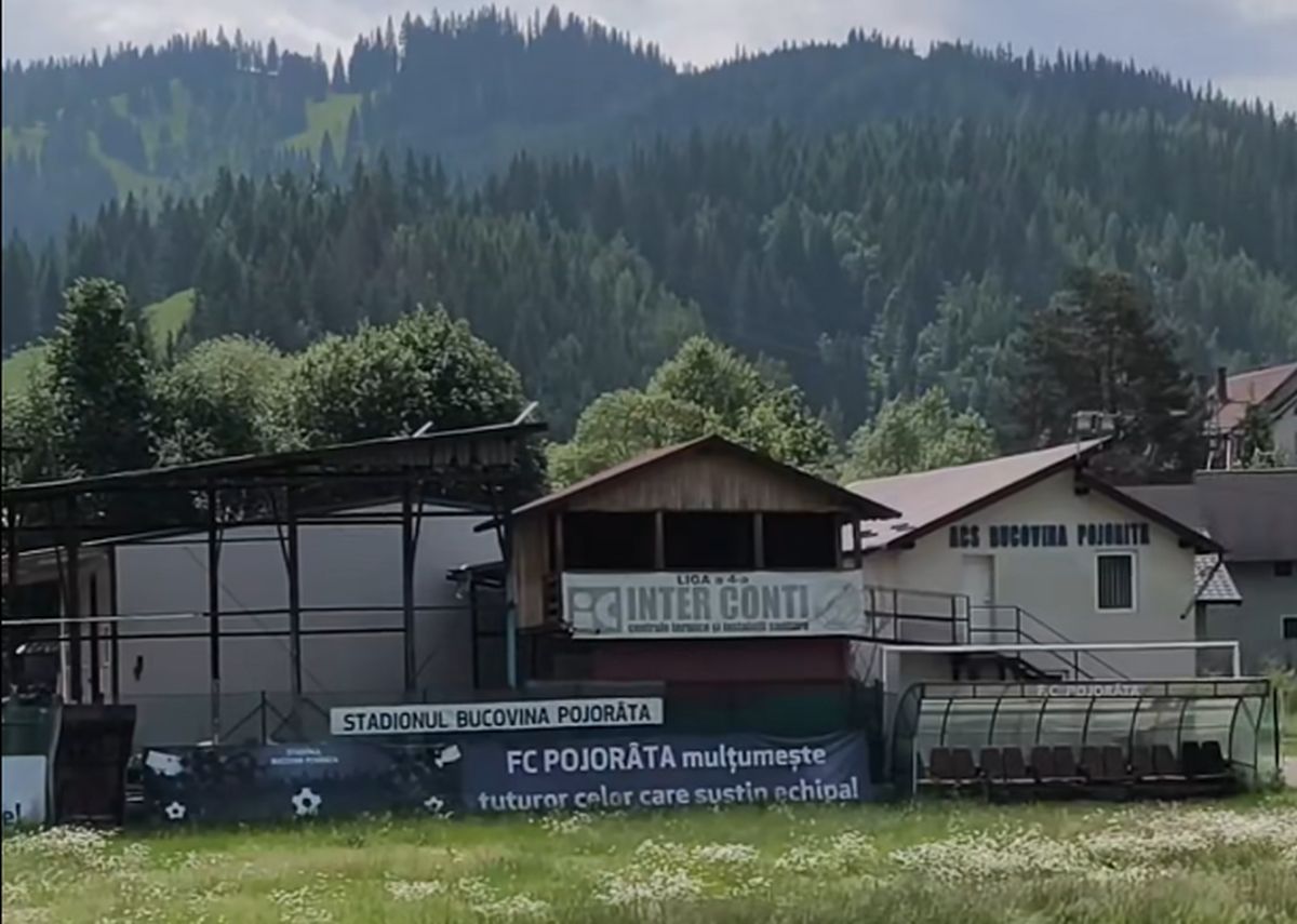 Cum arată azi stadionul din România unde Rapid suferea un eșec istoric în 2015 » Decorul e feeric, buruienile sunt cât vestiarul