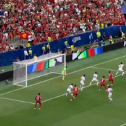 Cristiano Ronaldo, gol în Portugalia - Uzbekistan / FOTO: Captură @Antena 1