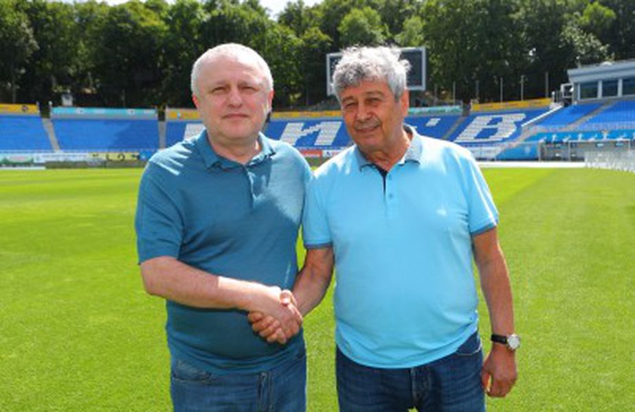 Igor Surkis and Mircea Lucescu PHOTO: fcdynamo.kiev.ua