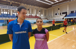 Interviu la dublu cu echipajul miracolelor la tenis de masă: „Un produs gratis pe viață? Ciocolatăăăăă!!!”