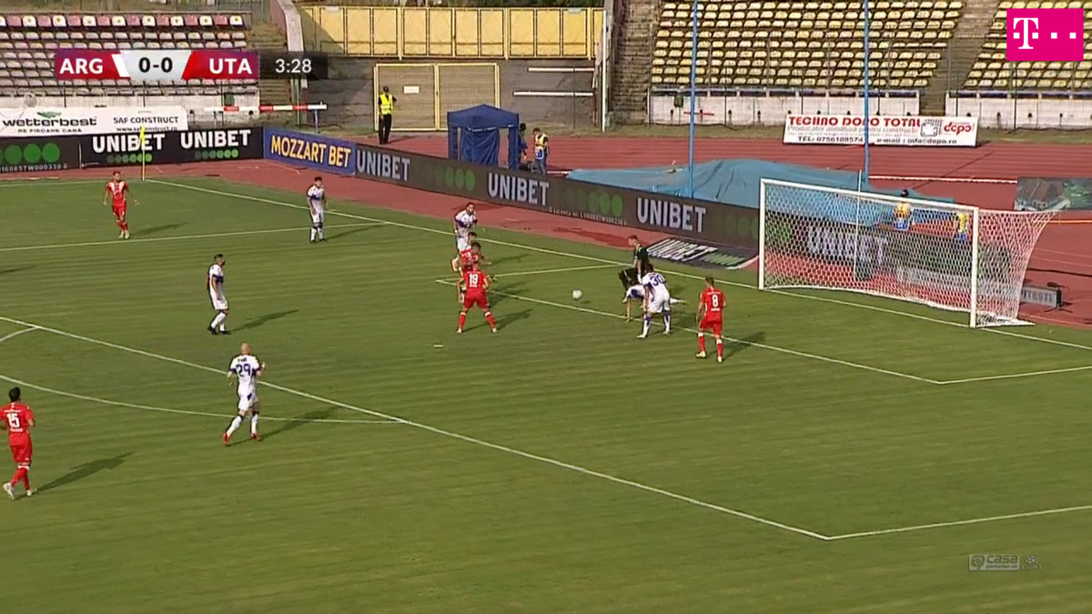 FOTO FC Argeș - UTA, gol Filip Dangubic cu călcâiul 23.07.2021