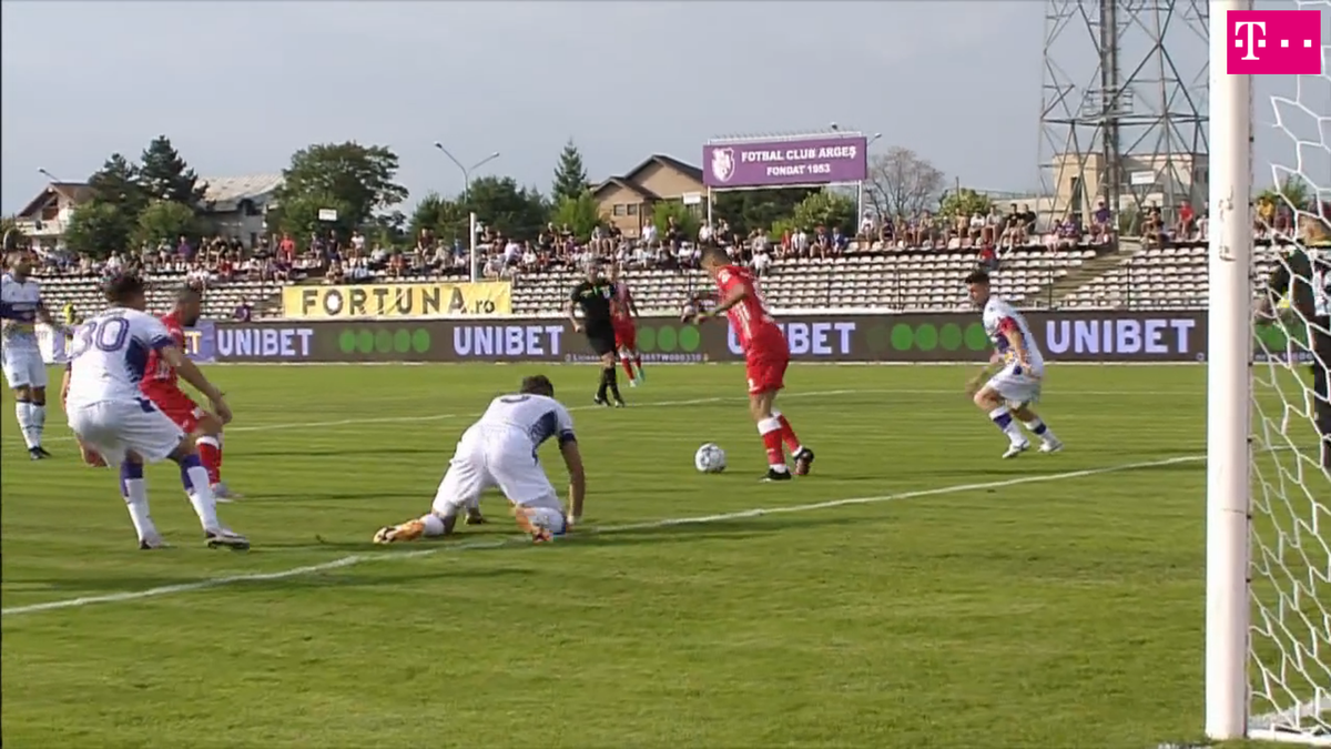 FOTO FC Argeș - UTA, gol Filip Dangubic cu călcâiul 23.07.2021