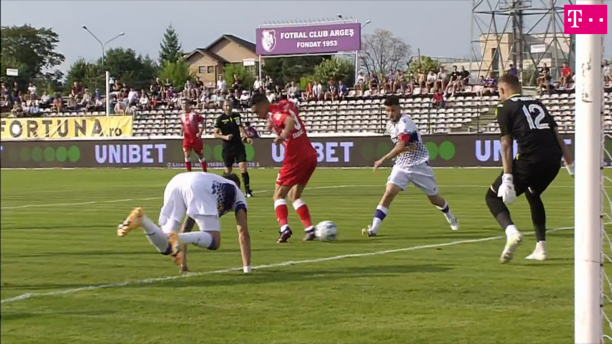 FOTO FC Argeș - UTA, gol Filip Dangubic cu călcâiul 23.07.2021