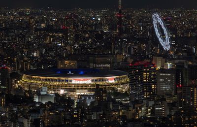 Moment SF în timpul ceremoniei de la Tokyo! Peste 1.800 de drone au apărut deasupra arenei