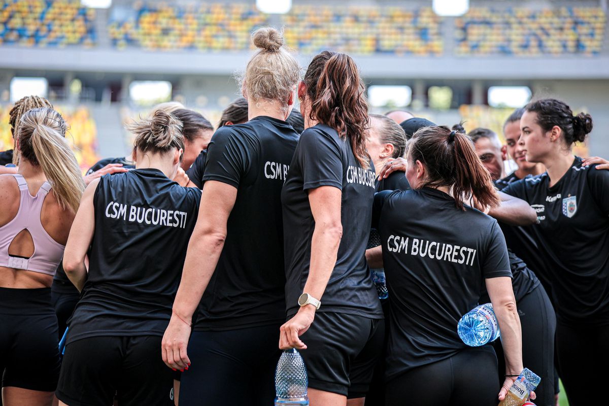 CSM București, antrenament pe Arena Națională