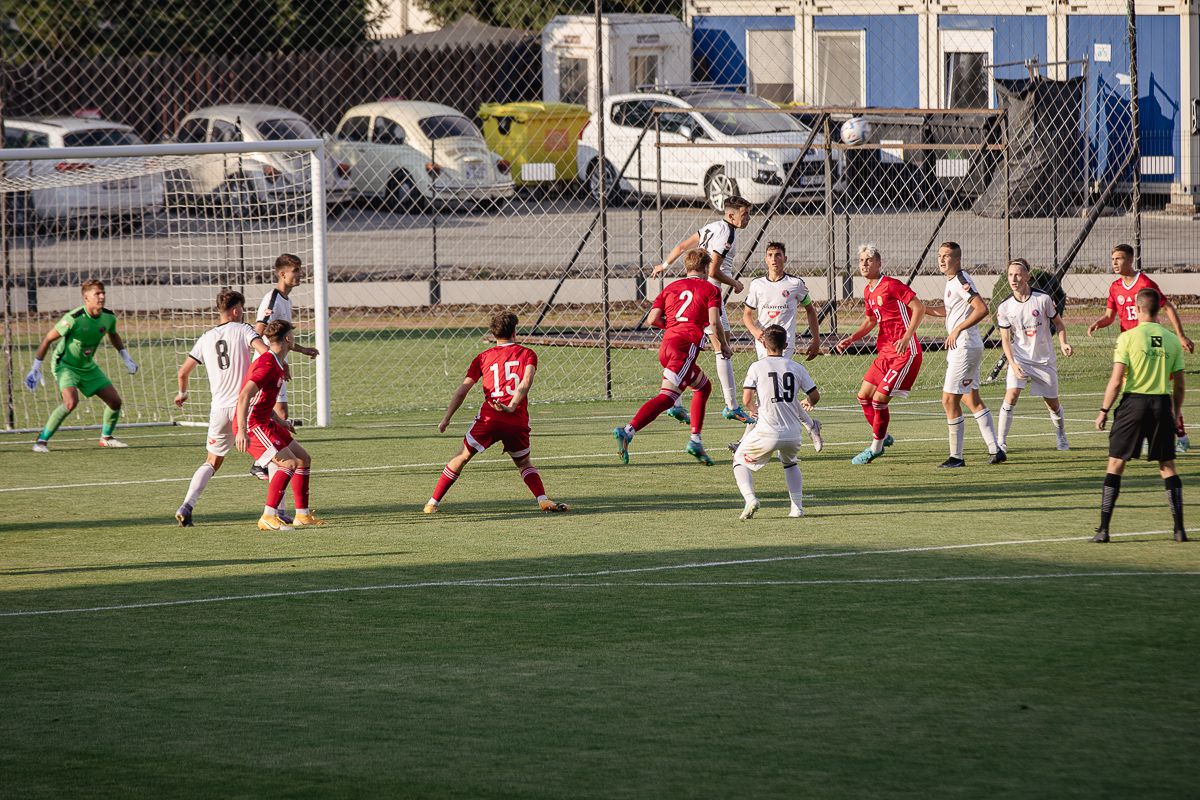 Imagini surprinse la Miercurea Ciuc, în ziua amicalului controversat Ungaria U18 - Ținutul Secuiesc