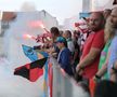 Drapelul Ținutului Secuiesc a fost fluturat la startul meciului / FOTO: Eli Driu (Libertatea)