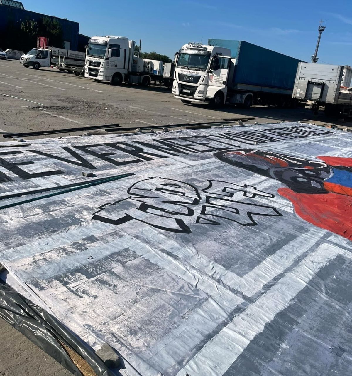 Lovitură pentru ultrașii FCSB » Au muncit degeaba la scenografie!