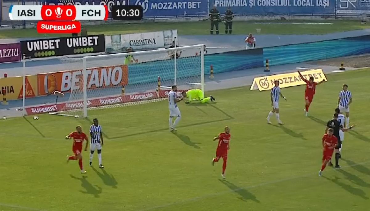 Kouadio, gafă în Poli Iași - Hermannstadt