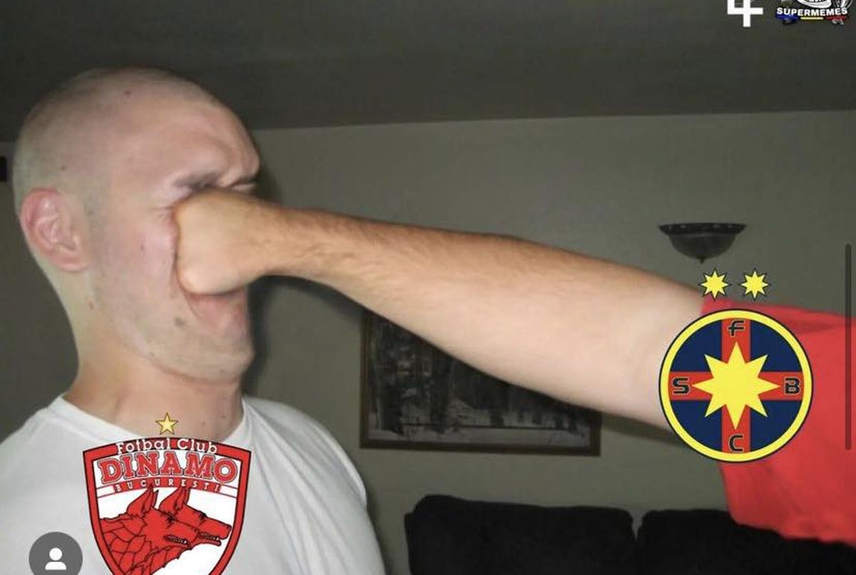 Start la robinetul cu ironii! Cele mai tari meme-uri după FCSB - Dinamo