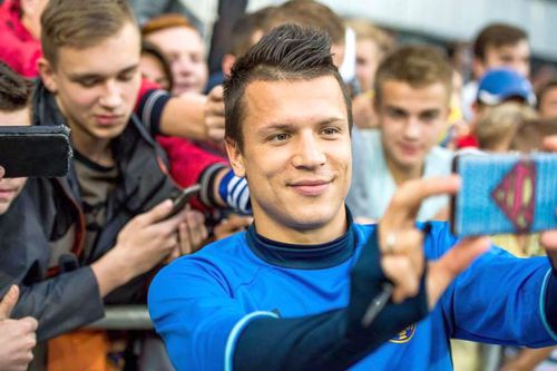 Yevhen Konoplyanka a aproape înțeles cu CFR Cluj / Sursă foto: Facebook