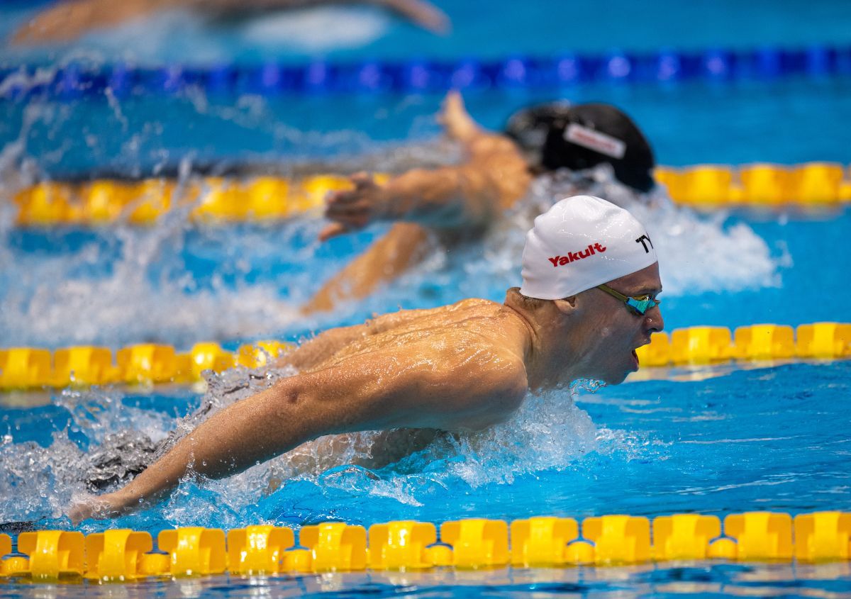 Leon Marchand a bătut recordul lui Phelps / FOTO: Raed Krishan (GSP.ro)