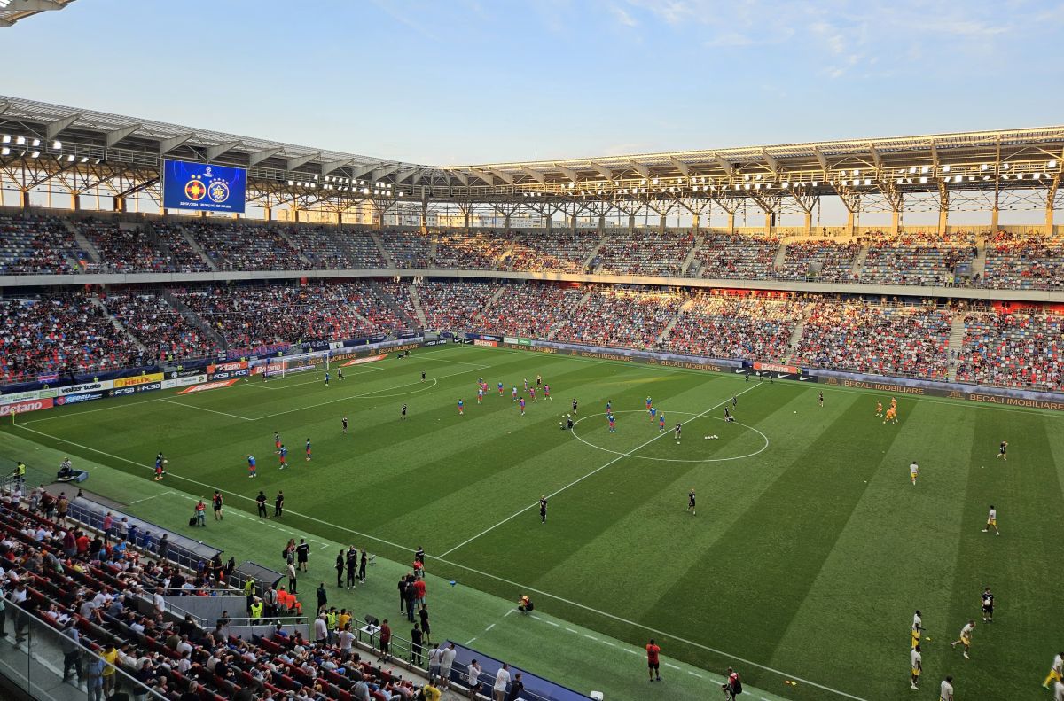 FCSB - Maccabi Tel Aviv, imagini de la încălzire