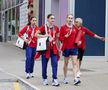 Echipa feminină de gimnastică a României în Satul Olimpic FOTO Raed Krishan