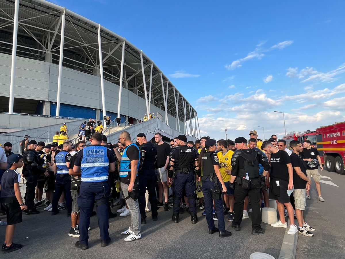 Gafă a Jandarmeriei, înainte de FCSB - Maccabi Tel Aviv