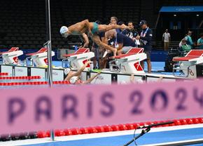 David Popovici la primul antrenament în La Defense Arena! GSP a surprins imaginile EXCLUSIVE cu campionul nostru