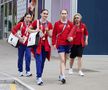 Echipa feminină de gimnastică a României în Satul Olimpic FOTO Raed Krishan