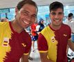 Rafael Nadal și Carlos Alcaraz în Satul Olimpic