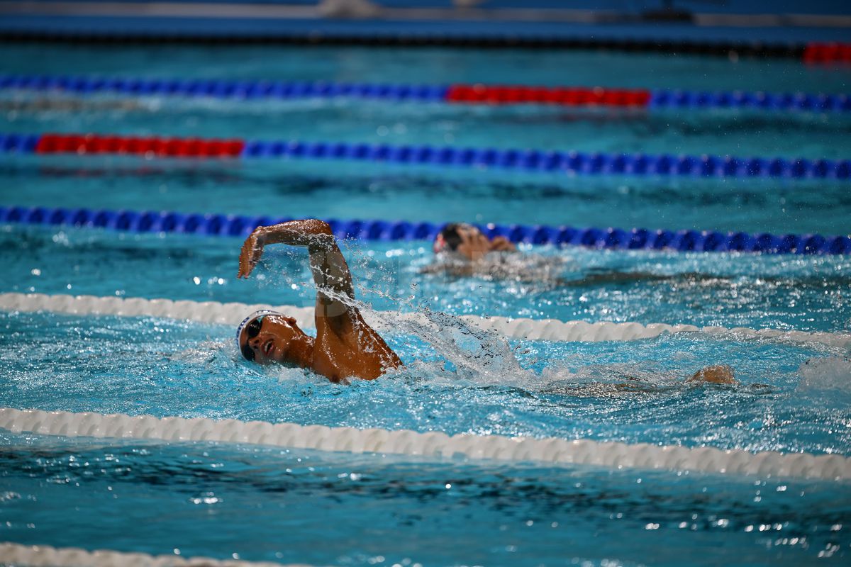 David Popovici - primul antrenament la Paris, 23 iulie