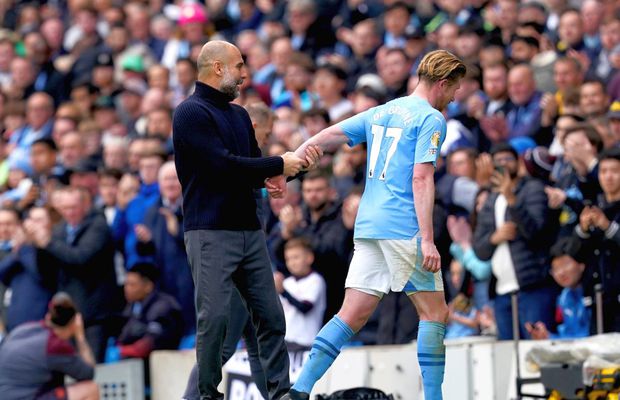 Pep Guardiola lasă decizia la latitudinea lui Kevin de Bruyne: „Va ști când trebuie să plece”