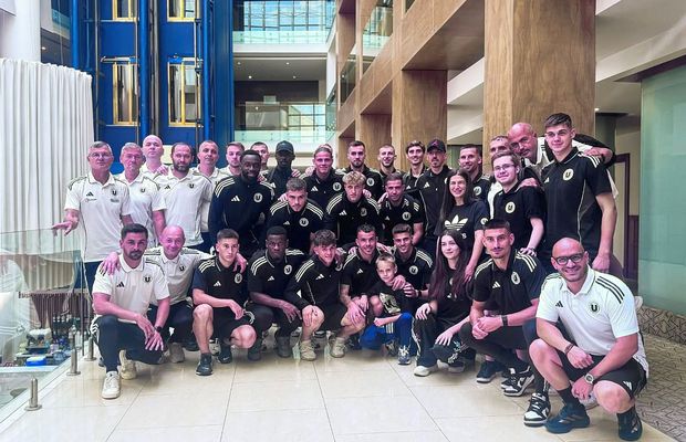 Suporterii lui U Cluj, în număr uriaș la Erevan, la 2.800 de kilometri de casă: „Nebunie mare, nu mă așteptam!”