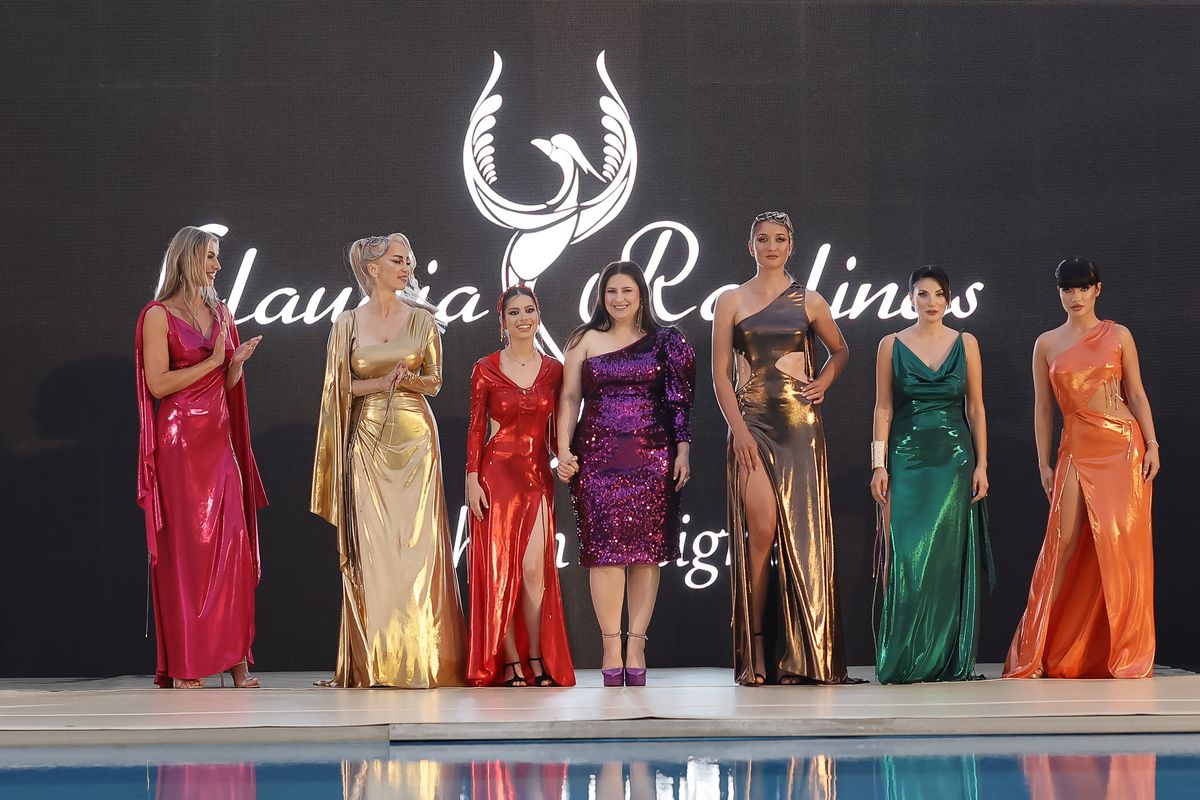 Simona Radiș Sabrina Voinea modele modă Bukarest Fashion Week