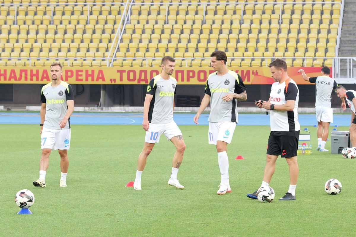 Echipamentul purtat de FCSB în meciul cu Shkendija