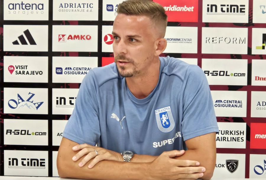 Nicușor Bancu, de la Universitatea Craiova // foto: Andrei Furnigă (GSP) Gică Craioveanu, radiografie înainte de Universitatea Craiova - Spartak Trnava: „Mirel să aibă grijă la defensivă” + Cine e „transferul deceniului” făcut de Rotaru