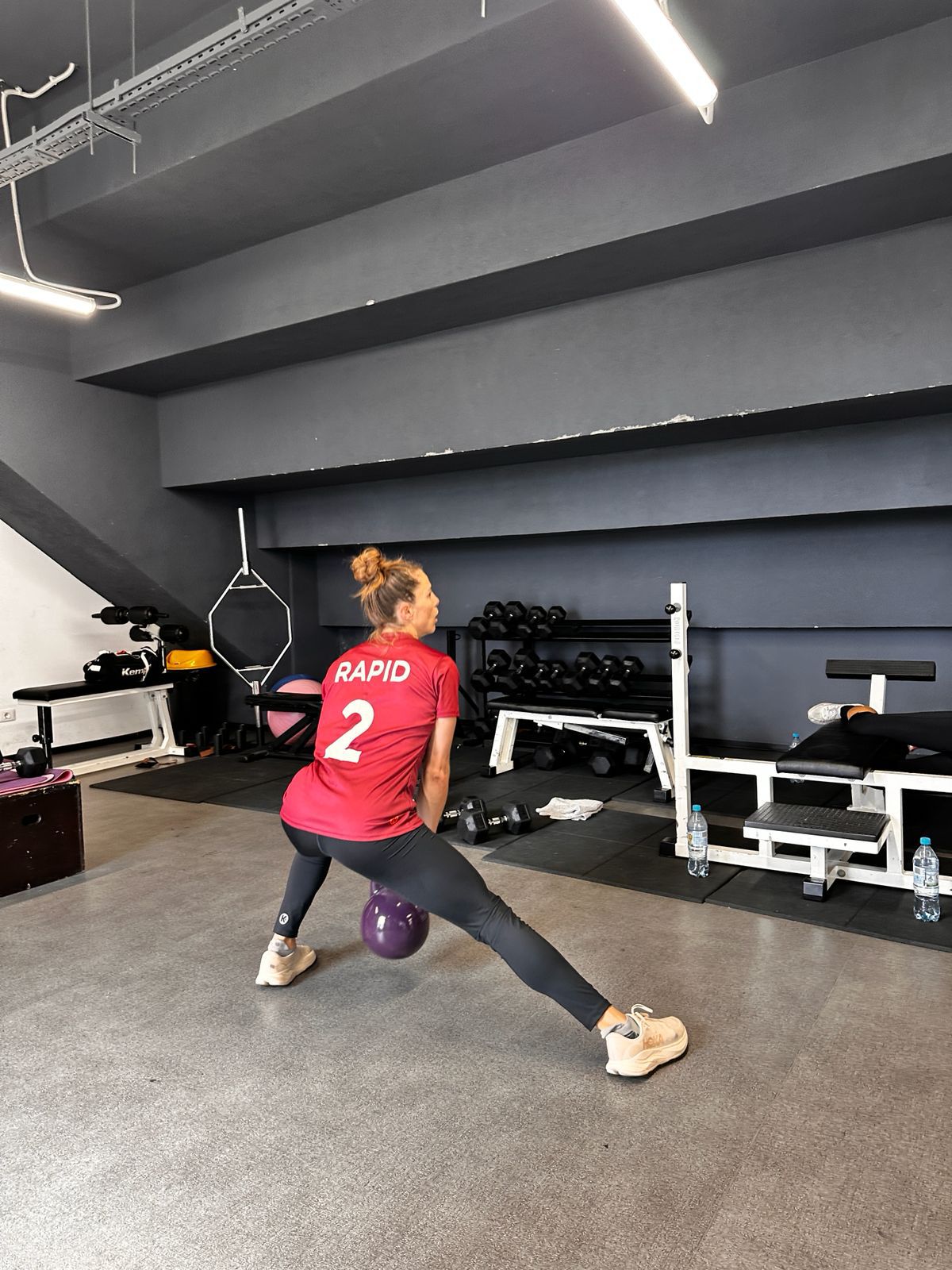 Handbalistele Rapidului, petrecere la final de cantonament