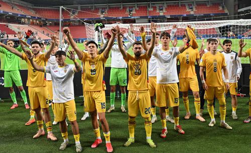 Duțu, jucătorul cu numărul 13, la Euro de tineret/ foto Imago Images