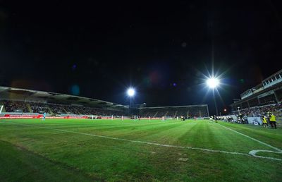 FOTO Suporterii FCSB-ului, cenzurați la Giurgiu! Ce scria pe banner-ul cu care nu au fost lăsați să intre pe stadion + S-au dus peste Gigi Becali, la „palat”