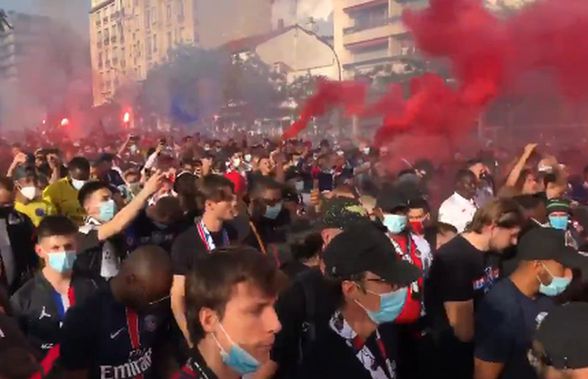 PSG - BAYERN. VIDEO 5.000 de fani ai lui PSG văd finala pe stadion! Imagini senzaționale dinaintea meciului