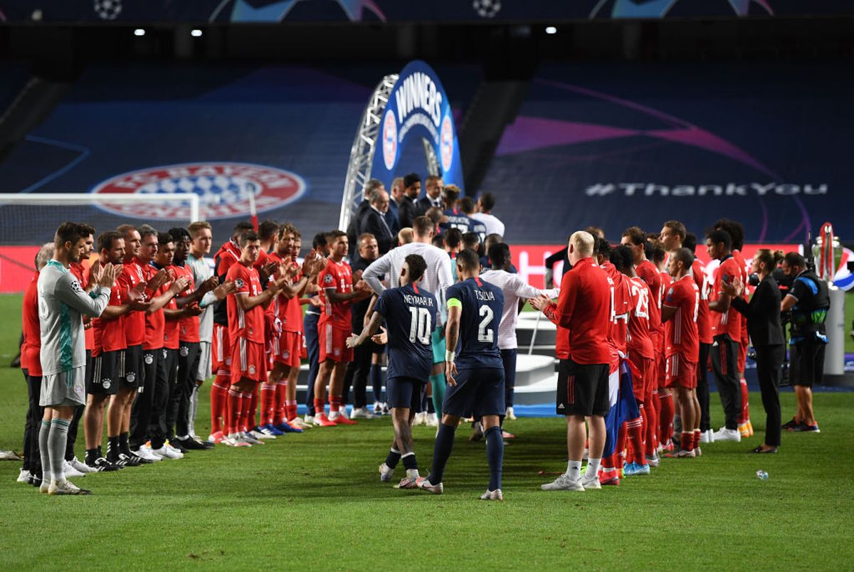PSG - BAYERN 0-1. FOTO Moment istoric pentru Bayern: cum a arătat decernarea trofeului în fața unui stadion gol