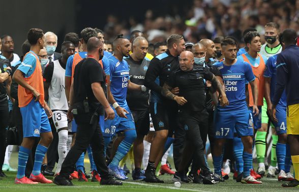 Oficialii lui Marseille reacționează după ce meciul cu Nice a fost abandonat: „Noi vinovați?! Ești nebun! Arbitrul e cu noi”