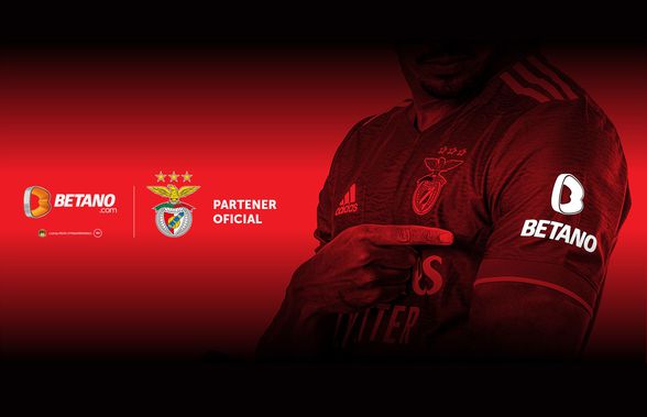 BETANO.com devine partenerul oficial al Clubului de Fotbal Benfica Lisabona