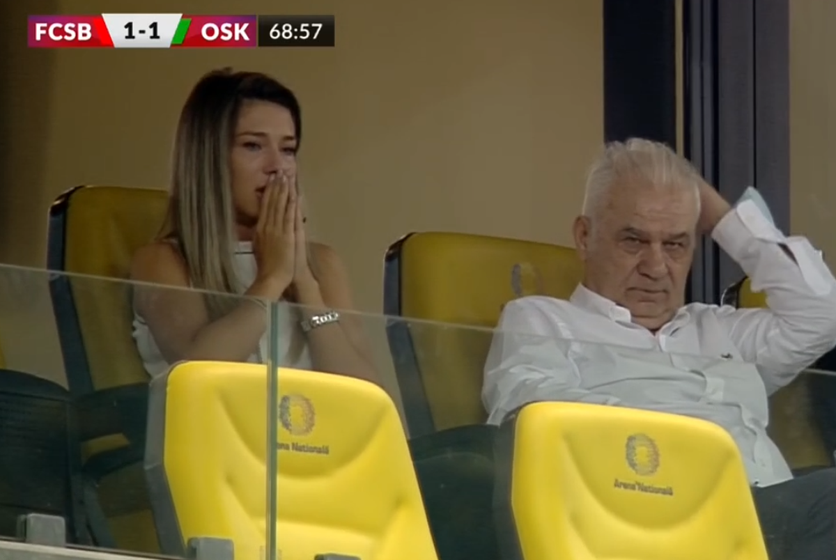 Sora lui Edi Iordănescu a trăit la intensitate maximă meciul! Cum a fost surprinsă în tribune