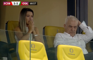 Sora lui Edi Iordănescu a trăit la intensitate maximă meciul! Cum a fost surprinsă în tribune