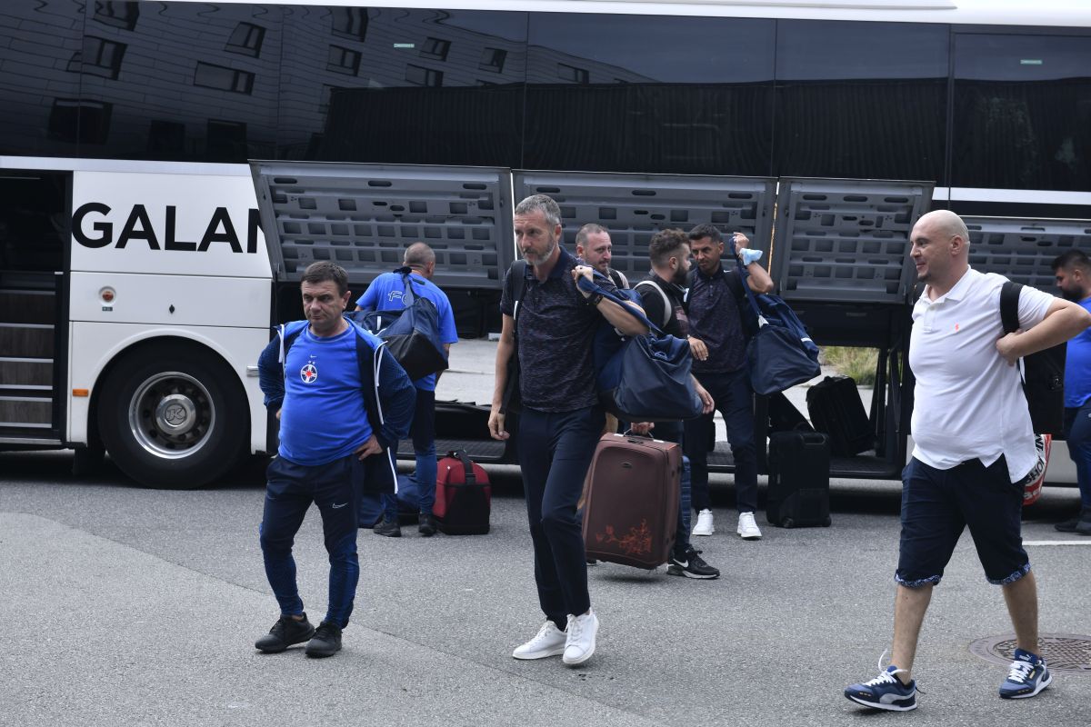Delegația FCSB a ajuns în Norvegia! Imagini surprinse de GSP la sosirea roș-albaștrilor + personajul-surpriză care i-a însoțit pe români
