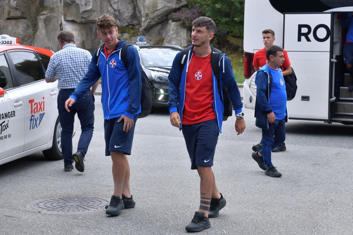 Delegația FCSB a ajuns în Norvegia! Imagini surprinse de GSP la sosirea roș-albaștrilor + personajul-surpriză care i-a însoțit pe români