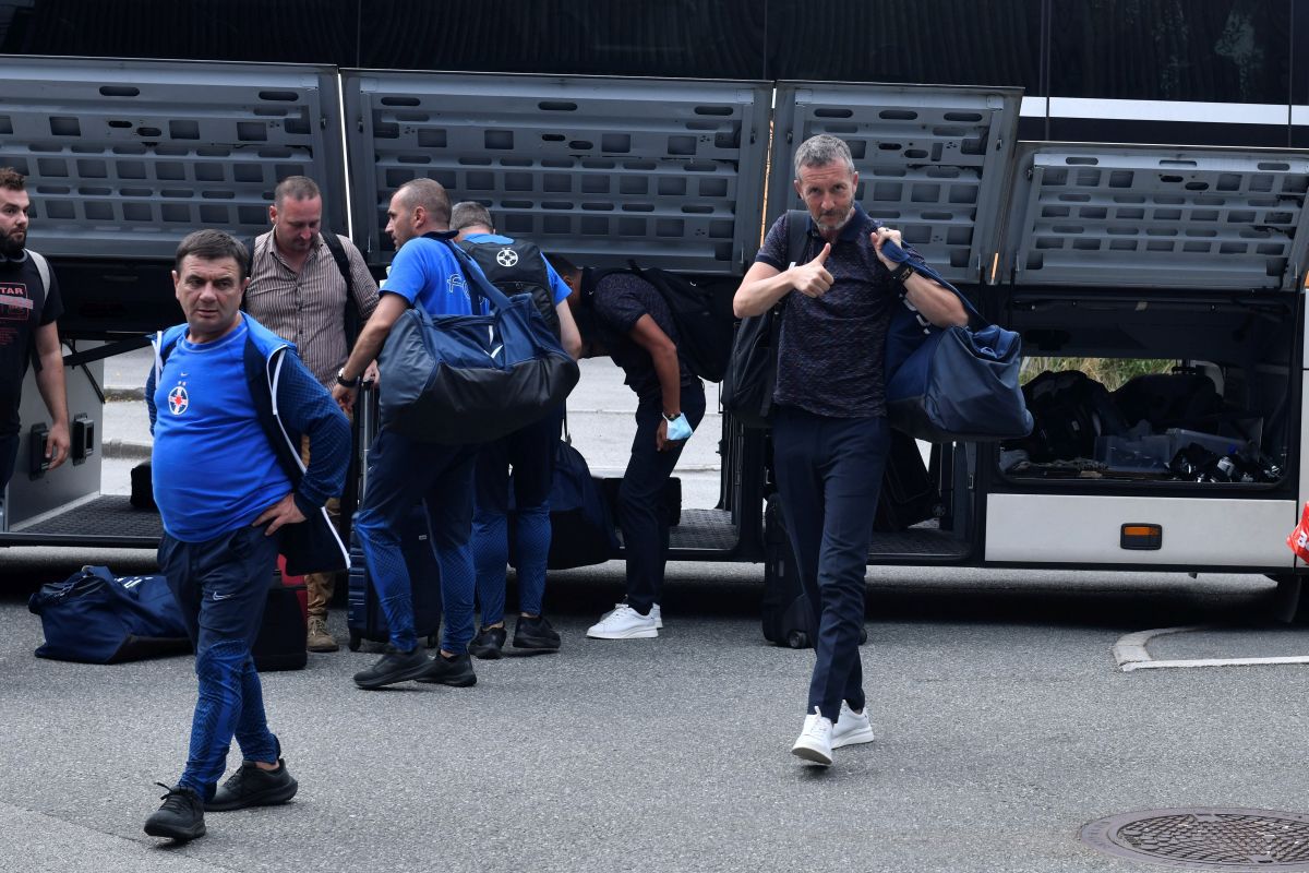 Delegația FCSB a ajuns în Norvegia! Imagini surprinse de GSP la sosirea roș-albaștrilor + personajul-surpriză care i-a însoțit pe români