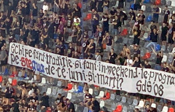 Nu s-au abținut! Fanii Stelei, derapaje la adresa Ungariei, în meciul cu Csikszereda: ce s-a putut auzi pe stadion