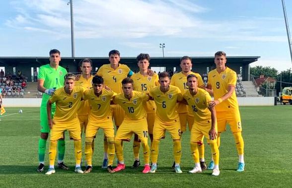 Naționala U19 a României a învins-o pe Ungaria, cu fiul noului selecționer printre titulari