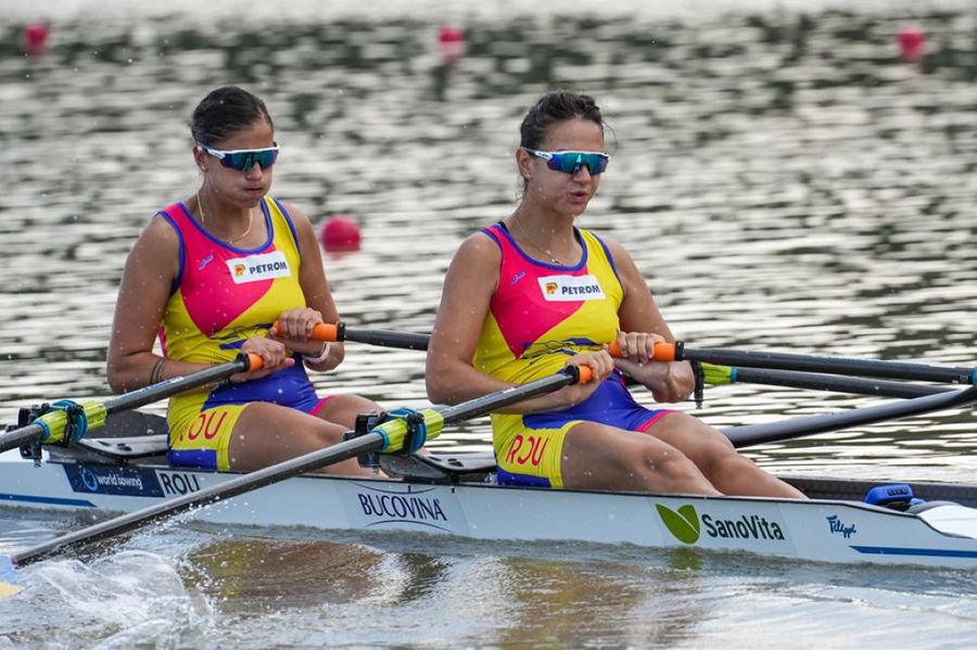 Barca feminină de dublu vâsle, al treilea titlu la rând la Campionatele Mondiale de canotaj U23!