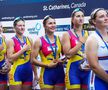 AUR pentru România la Campionatele Mondiale de Canotaj U23, la 4 vâsle feminin // sursă foto: Facebook @ COSR