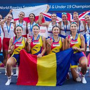 Mariana Dumitru, Manuela Lungu, Emanuela Ciotău, Patricia Cireș - aur la Campionatele Mondiale de tineret (U23) la 4 vâsle