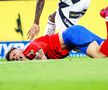 Octavian Popescu, la pământ în LASK - FCSB // foto: Imago Images