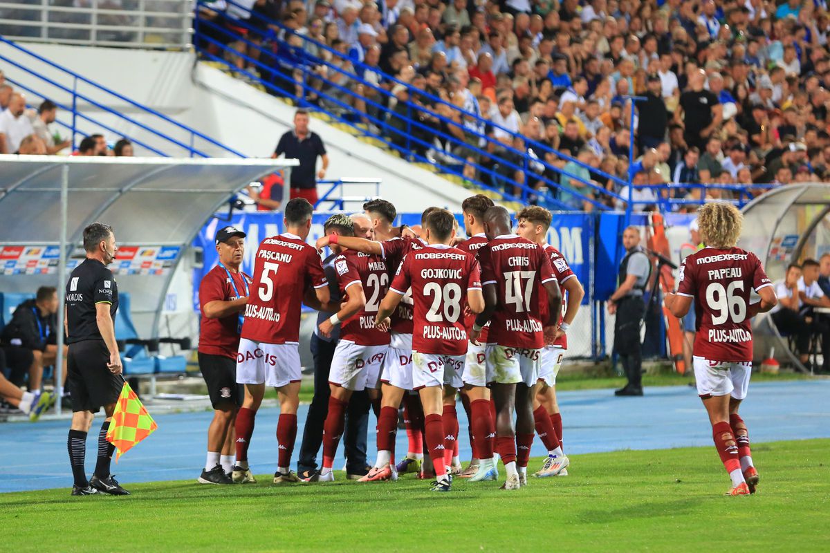 Ce s-a întâmplat imediat după ce Rapid a deschis scorul cu Poli Iași » Gestul față de Marius Șumudică