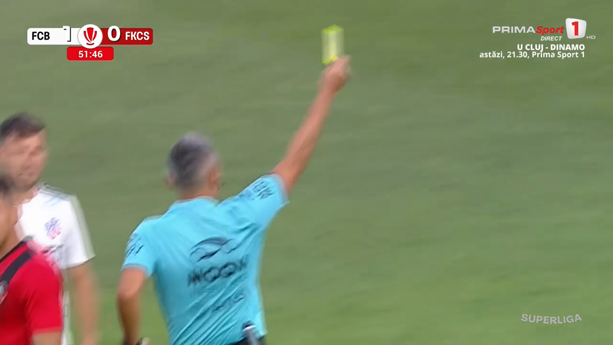 Horațiu Feșnic a uitat cartonașele la vestiare. La propriu! Moment stânjenitor în timpul meciului Botoșani - Csikszereda