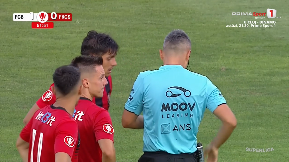 Horațiu Feșnic și-a uitat cartonașele la vestiar